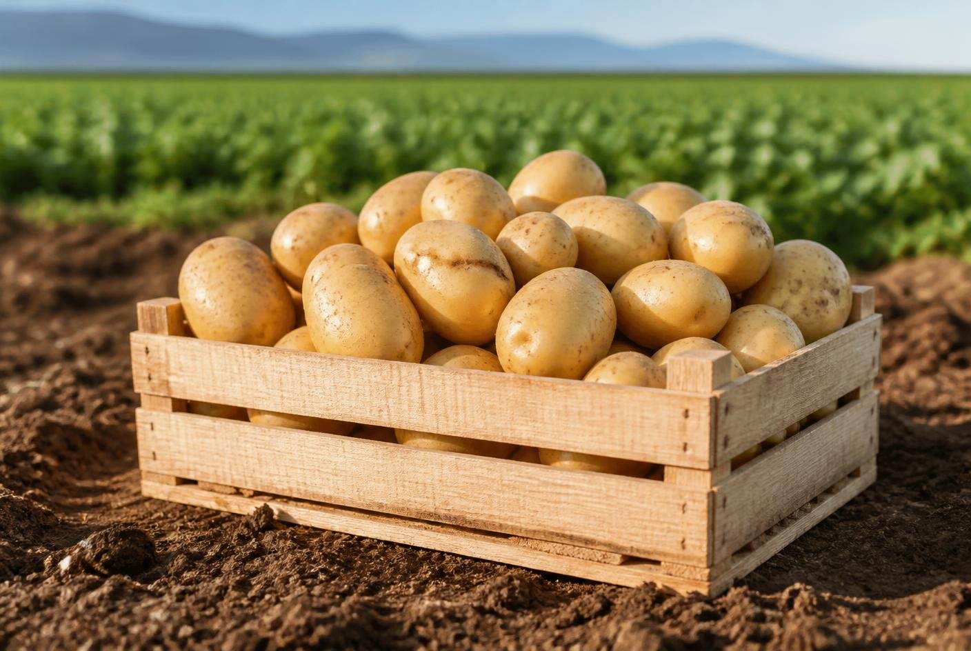 Fresh potatoes representative of the produce Pak Agro Foods exports